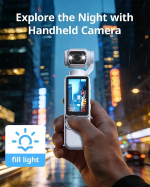 Low Light Night Photography and Video Recording Using Pocket Gimbal Camera