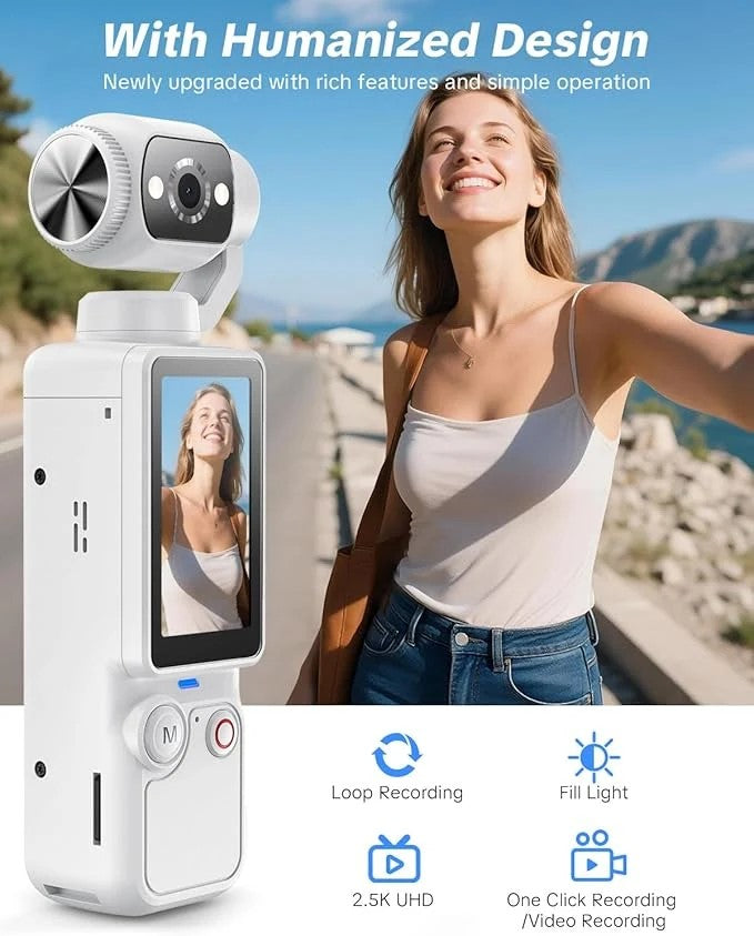 Outdoor Travel Vlogging with 4K Ultra HD Vlogging Camera for Smooth Footages