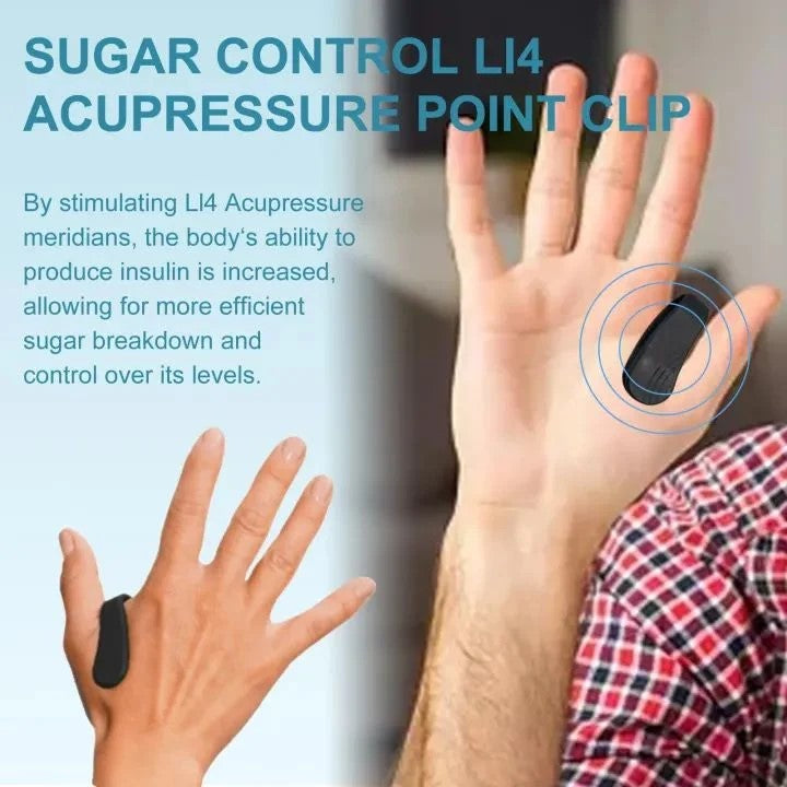 Stimulating LI4 Acupressure Meridians for Efficient Sugar Breakdown